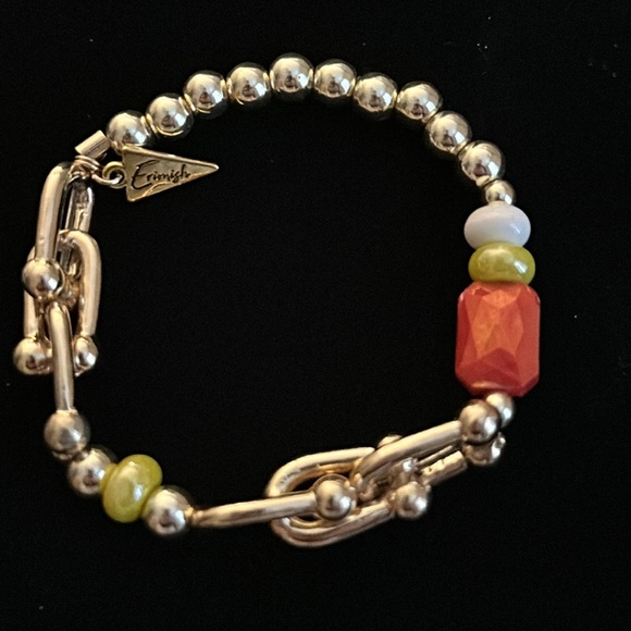 Erimish Red and Gold Beaded Bracelet - Picture 3 of 3